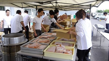 福島県郡山市へ炊き出しに行ってきました。