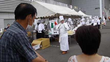 福島県郡山市へ炊き出しに行ってきました。