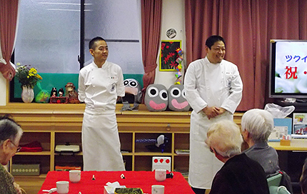 老人ホーム慰労料理会