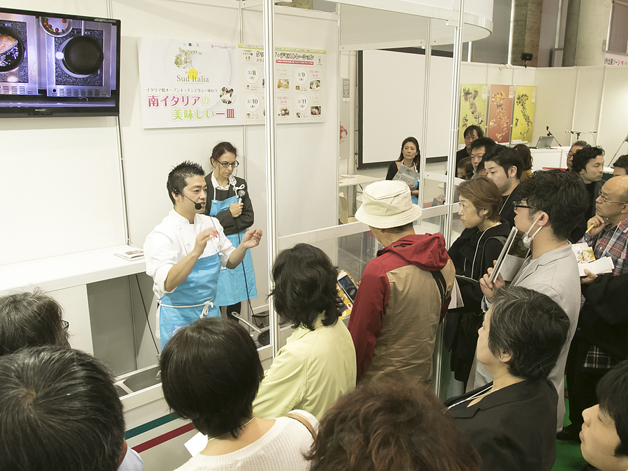 FOODEX JAPAN2016「イタリアパビリオン」クッキングデモ