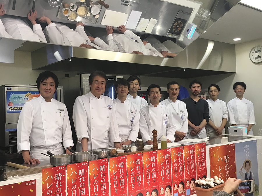 岡山イタリア料理講習会」5人のシェフが共演！