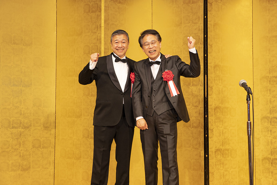 落合シェフ、片岡シェフ黄綬褒章受章パーティー開催！