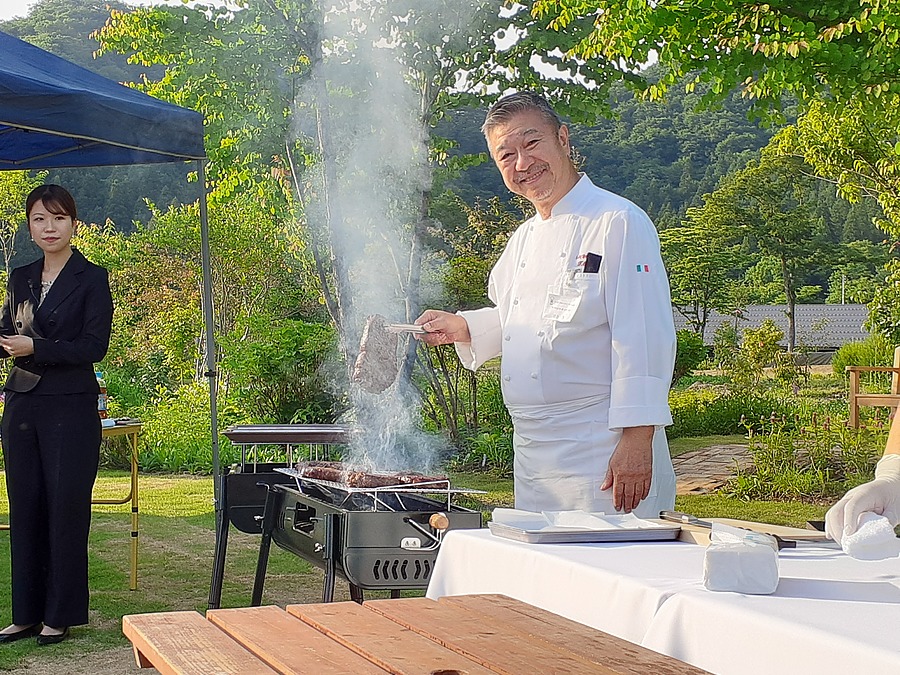 日本イタリア料理協会×八海山 コラボパーティー＠魚沼の里