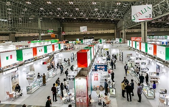 《イタリア大使館貿易促進部》 FOODEX JAPAN2023 イタリア館